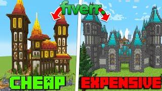 Cheap VS Expensive Minecraft Fiverr Build Off!