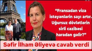 Fransaya qaçqın gedənlərin sayı artır. Səfir Əliyevə iynəli cavab verdi