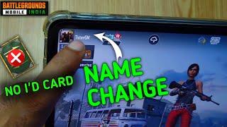 How to change name in pubg/Bgmi | Pubg/Bgmi me name kaise change kare || change name in Pubg/ Bgmi