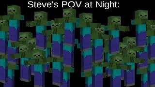 Steve's POV outside at Night: