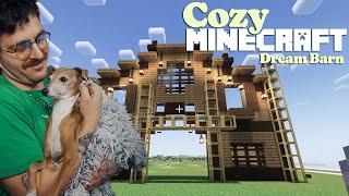 Julien builds his Dream Barn pt. 1 | Cozy Minecraft streams