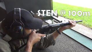9x19mm STEN Mk.2 Machine Carbine / SMG At A Rather Optimistic 100m.