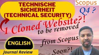 Christo Ananth - Technische Sicherheit - Scopus - 2191-0073 - Genuine Review - English