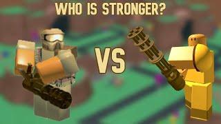 GOLDEN MINIGUNNER VS GOLDEN COMMANDO! (ROBLOX TOWER DEFENSE SIMULATOR VS ROBLOX TOWER BATTLES!)