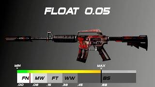 CSGO M4A1-S | Night Terror - Skin wear/float