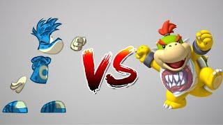 Super Smash Bros Ultimate - Blue Rayman vs Bowser Jr. (SSBU)