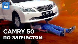 CAMRY 50: цены на ЗАПЧАСТИ и РЕМОНТ. Отзывы от сервиса TOYOTA и обычного СТО. Запчасти-шоу