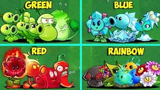 Random All Color Team Plants Battlez - WHo Will Win? - Pvz 2 Team Plant vs Team Plant
