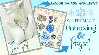 BEGINNER CZECH BEAD & CHAIN LARIAT | Kraftika Winter Magic Box