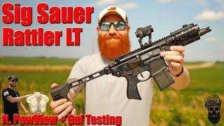 Socom’s New PDW: The Sig Rattler LT 300 BLK First Shots & Ballistics Gel Test Ft. PewView