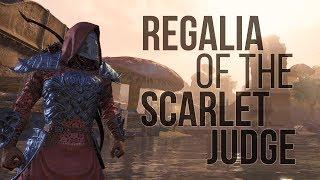 ESO Morrowind: The Regalia of the Scarlet Judge Costume  & Sir Socks`s Ball of Yarn