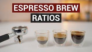 Understanding the Recipe for an Espresso Brew Ratio