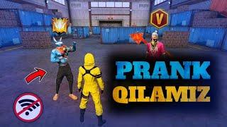 FREE FIRE PRANK QILAMIZ | FREE FIRE 2023 HEADSHOT NASTROYKA | TEKIN ALMAZ OLISH | UZBEKCHA