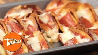 How To Make Mini Pizza Tacos | Easy Oven Baked Tacos | Twisted