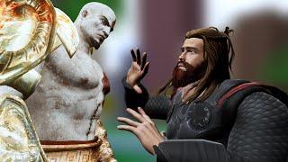 Kratos vs MCU Thor