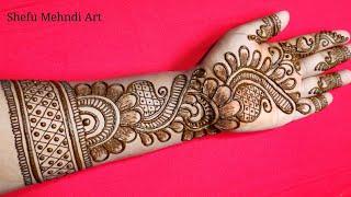 Wedding mehndi designs for full front hands