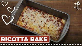 Ricotta Bake, great for pureed stage after weight loss surgery