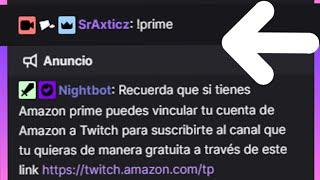 COMO RESALTAR LOS COMANDOS DE NIGHTBOT EN TWITCH /ANNOUNCE