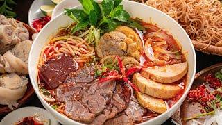 Nấu BÚN BÒ HUẾ ngon chuẩn vị Huế, Ai Thử Cũng Khen, Nhìn Thôi Đã Thèm | Ultimate Spicy Beef Noodle