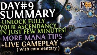 POE 2 - DAY#9 SUMMARY // BIG ASCENDANCY TIPS, MORE MANA SOLUTIONS & RUNING A DEADLY MAP!