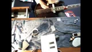 Bass pickup installation