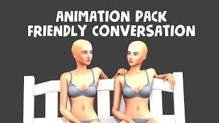 Sims 4 Animations Download - Exclusive pack #13 (Friends Animations)