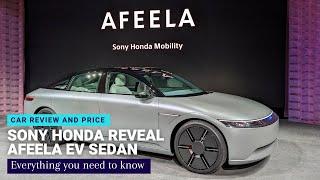 Unveiled At CES: Afeela EV Sedan, the Ultimate In Electric Luxury