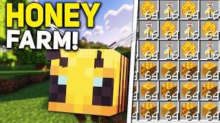 FULLY AUTOMATIC HONEY FARM Minecraft 1.21.1 (Tutorial)