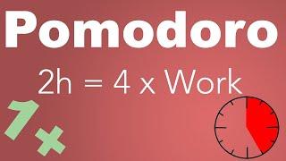 Pomodoro Technique 4 x 25 min - Study Timer 2 h