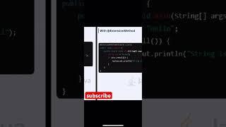 ExtensionMethod | Lombok ExtensionMethod | lombok library | java lombok #java #lombok #okayjava