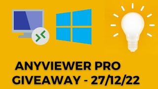 GIVEAWAY ANYVIEWER PRO REMOTE DESKTOP FOR ONE YEAR