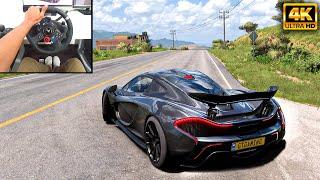 McLaren P1 - Forza Horizon 5 | Logitech g29 gameplay