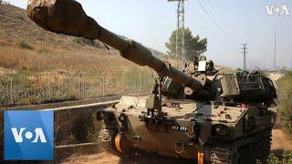 Israel Tanks Deployed Near Lebanon Border