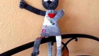 Амигуруми: схема Влюбленный Кот. Игрушки вязаные крючком! Free crochet patterns.