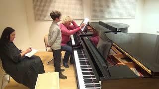 08.11.2019 H. Hoffmeister: Mira Marchenko piano master-class at Zakhar Bron School of Music, Zurich