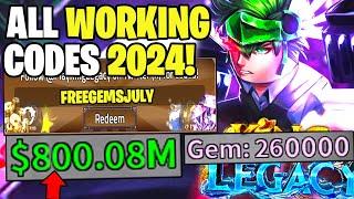 *NEW* ALL WORKING CODES FOR KING LEGACY IN JULY 2024! ROBLOX KING LEGACY CODES