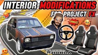 Project FX Interior Modifications Begin  All Black Interior  TEAM-4K
