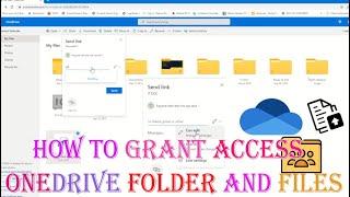 OneDrive - How to grant access to folders and files