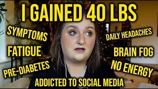 I gained 40 lbs & I'm addicted to social media. I CAN'T DO THIS ANYMORE. | NEW YEAR, NEW ME