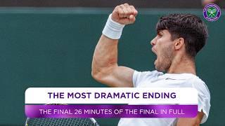 DRAMATIC ending to the final | The last 26 minutes in full | Alcaraz v Djokovic | Wimbledon 2024