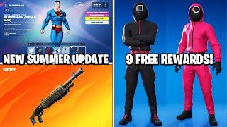 *NEW* Fortnite Summer Update! (ALL FREE REWARDS!)