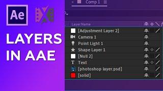 After Effects Основы - Слои