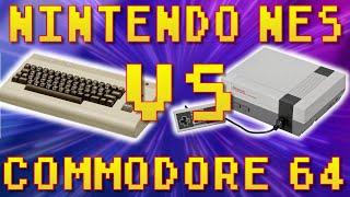 Nintendo vs. Commodore 64! *28 GAMES* Compared!!!