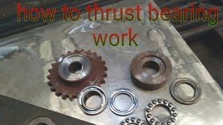 How to thrust bearing work