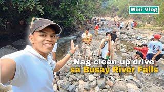 Nag Clean Up Drive Sa Busay River Falls [Mini Vlog] | Saiden Ido