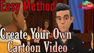 How to create your own cartoon video | Easy Method | Muz21 Tech