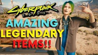 Cyberpunk 2077 - I Found 5 Legendary Items!! | Legendary Clothes (Locations & Guide)