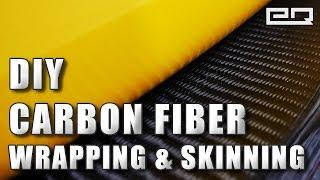 How to Hand Lay Real Carbon Fiber Wrapping / Skinning Tutorial