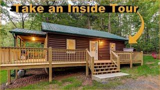 Step Inside This Stunning Two Bedroom Cabin House- You Won't Believe The Cozy Charm!