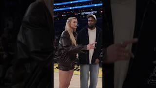  Cameron Brink & Kevin Durant post game | LA Sparks WNBA women's basketball #shorts #short #wnba
